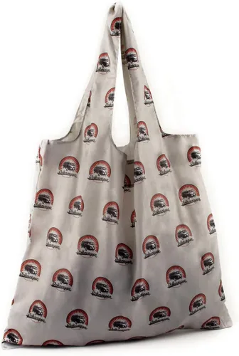 Vista 9 de BRISA VW Collection - Bolsa de compras de poliéster reutilizable Volkswagen con motivo de autocaravana T1