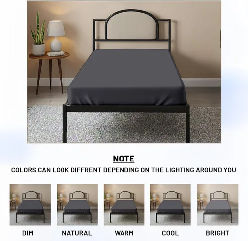 Vista 4 de SGI Bedding Litera para autocaravana, sábana bajera de 24 x 72 pulgadas, sábanas estrechas de algodón, bolsillo profundo de 14 pulgadas, suaves