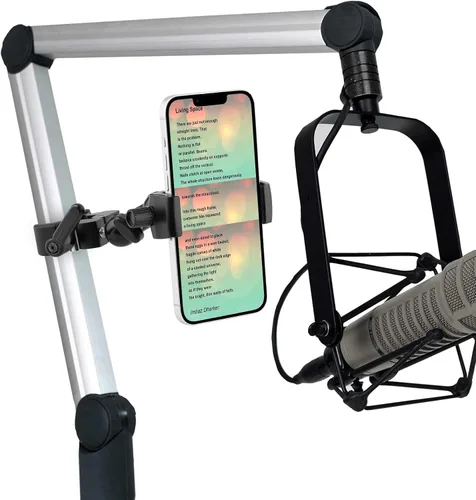 Vista 6 de Mippko Soporte de abrazadera para cinta de correr/bicicleta giratoria/cochecito de bebé/carrito de golf/soporte de música/soporte