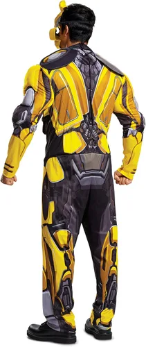 Vista 2 de Disguise Bumblebee Película Adulto Bumblebee Disfraz Muscular