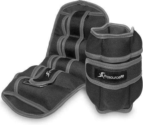 Vista 10 de Prosource Ankle/Wrist and Arm/Leg Weights Set of 2, Adjustable Strap 1 lb-5 lb, Adjustable Weight 15 lb, 10 lb, 7 lb for Men and Women