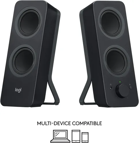 Vista 5 de Logitech Z207 Altavoces de ordenador estéreo 2.0 con Bluetooth