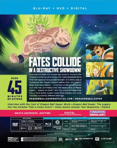 Vista 2 de Dragon Ball Super Broly - The Movie Blu-ray