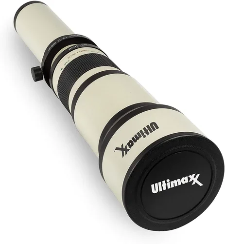 Vista 3 de Ultimaxx Lente teleobjetivo zoom de 25.591-51.181 in con kit para Canon EOS Rebel T5, T5i, T6, T7 T6i, T6s, T7i, T8i, SL1, SL2, SL3, 60D, 70D, 77D
