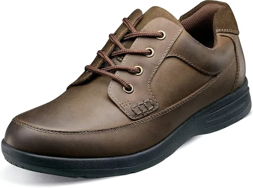 Vista 9 de Nunn Bush Cam Oxford - Zapato casual para caminar Negro(Black Tumbled)