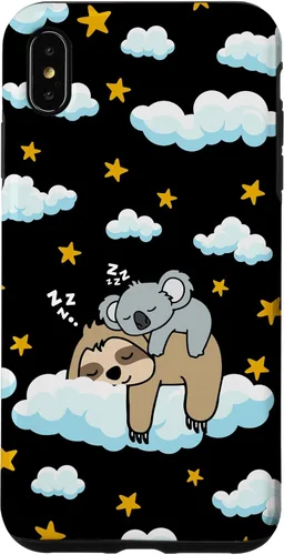 Vista 11 de Funny Sleeping Sloth with Baby Koala Mama Bear Napping Gift Case for iPhone 17