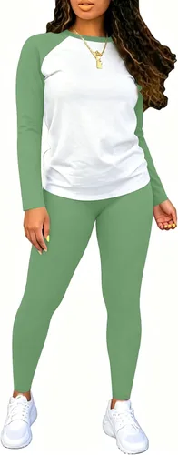 Vista 8 de Nimsruc Conjuntos de dos piezas para mujer casual 6536 Negro