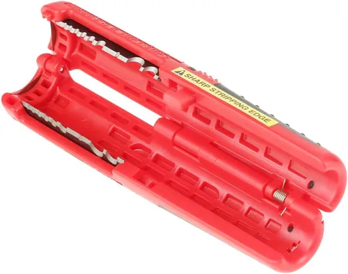 Vista 7 de TOPINCN Pelacables Multifuncional Electricista Cable Desmontaje Pelacables Crimpadora 0.315-0.512 in Cable redondo de bajo voltaje Herramienta