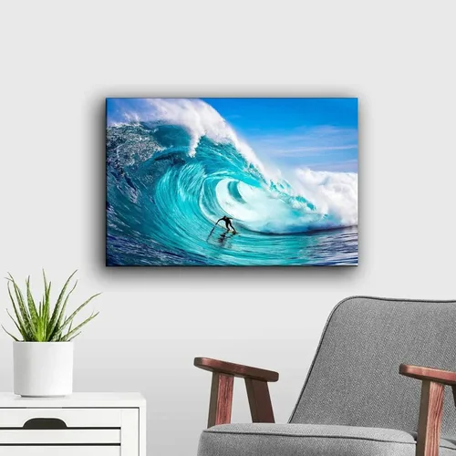 Vista 6 de XLPOP Cuadro colgante de The Sport of Surfing, pósteres de impresión en lienzo HD, decoración moderna del hogar, arte de pared, lienzo enmarcado, 08