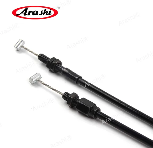 Vista 4 de Arashi Cable del acelerador para Yamaha MT-07 FZ-07 2014 2015 2016 línea de alambre inoxidable y goma accesorios de motocicleta MT07 FZ07 negro