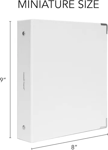 Vista 2 de russell+hazel Soft Touch Mini Binder Birr, 8 x 9 pulgadas, 51185