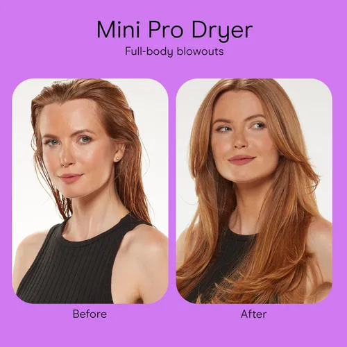 Vista 13 de Conair MiniPro Mango plegable Turmalina cerámica Styler/secador de pelo; Rojo