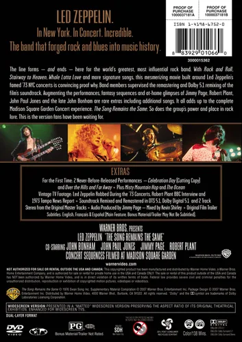 Vista 3 de Led Zeppelin The Song Remains the Same Two-Disc Special Edition