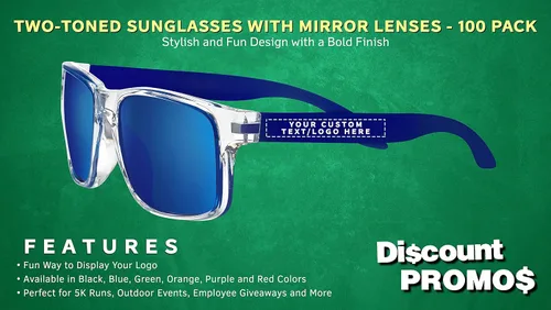 Vista 2 de DISCOUNT PROMOS Gafas de sol con lentes de espejo