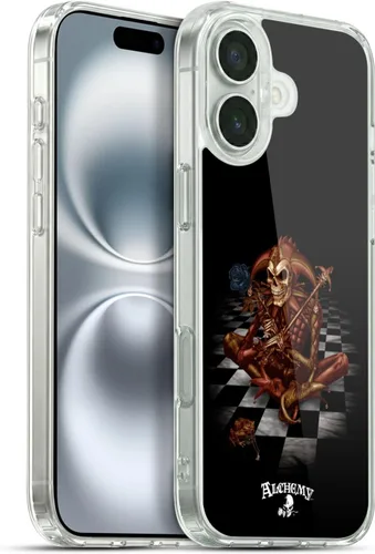 Vista 58 de Head Case Designs Funda de gel con licencia oficial de Alchemy Gothic 13 Dagger Illustration [protección de grado militar] compatible con Apple