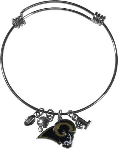Vista 22 de Siskiyou NFL womens Charm Bangle Bracelet Color del