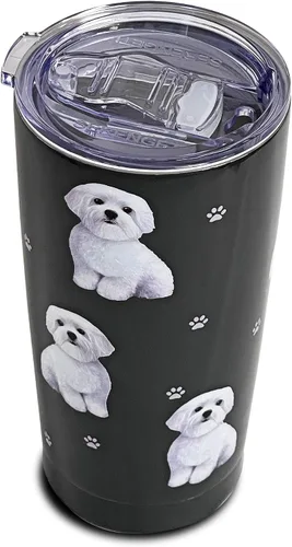 Vista 9 de Vaso de pastor australiano SERENGETI de 16 oz. de acero inoxidable, vaso aislado al vacío con tapa a prueba de derrames