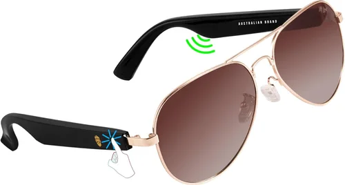 Vista 12 de ChatGPT - Lentes de sol polarizados con Bluetooth para hombre, con más de 170 idiomas, 99% de precisión, ligeros con protección UVA/B/C UV400