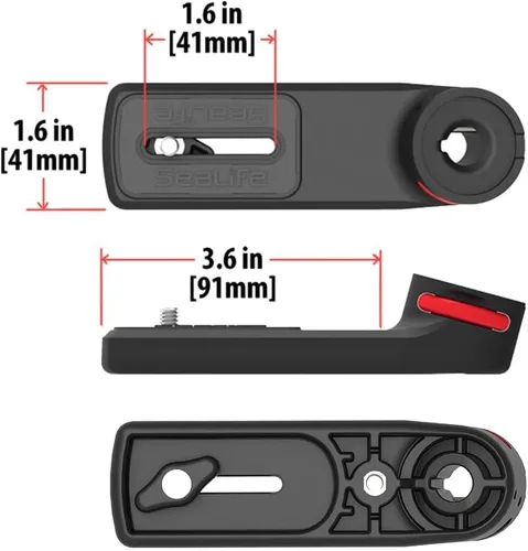 Vista 5 de SeaLife Flex-Connect Micro Bandeja con tornillo de montaje, negro (SL9902)