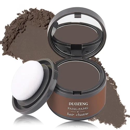 Vista 13 de Cubierta de raíz en polvo para cabello fino (7# castaño castaño) para mujeres y hombres
