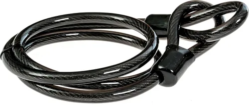 Vista 6 de Police Cerradura en U para bicicleta resistente con cable – Cerradura de bicicleta de acero endurecido de 1 pulgada, cable resistente a los cortes