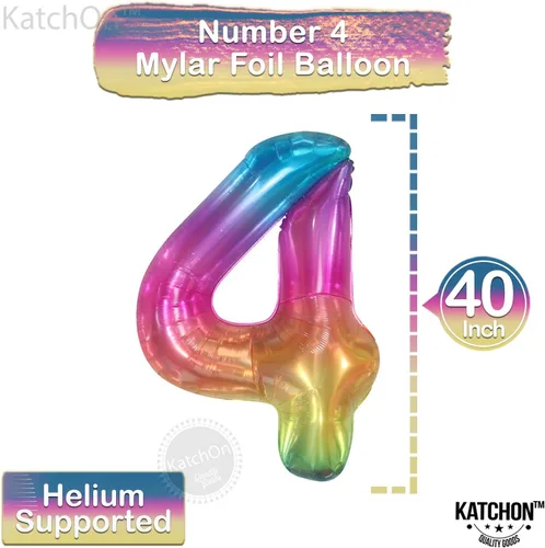 Vista 108 de KatchOn Globo negro del número 1 de 40 pulgadas, globo de feliz cumpleaños Large Mylar Number One Balloon for 1st Birthday Decorations, Foil