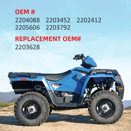 Vista 5 de Pastillas de Freno Delantero Trasero Sinterizado para Sportsman 300/400/450/500/550/570/800/850/ETX Scrambler 850 Predator Outlaw 500 Hawkeye