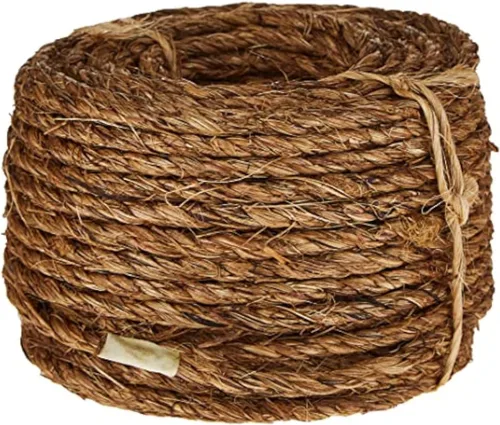 Vista 3 de T.W . Evans Cordage 26-011 Cuerda de manila de 5 estrellas – 1/4 pulgada por 100 pies