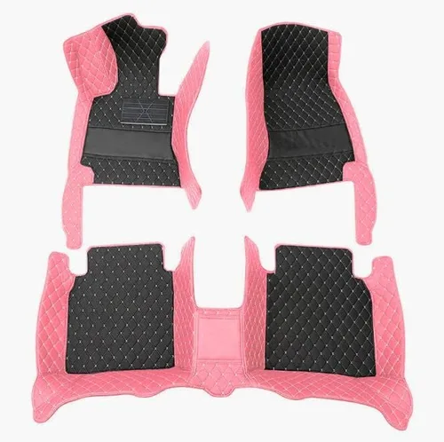 Vista 21 de Tapetes de automóvil personalizados para el 99% de modelos de vehículos, cuero, tapicería completa, color beige, rojo, rosa, azul, púrpura