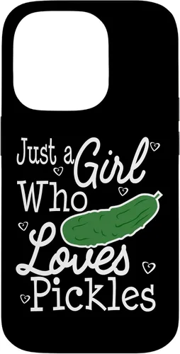 Vista 17 de Pickles Just A Girl Who Loves Funny Case for iPhone 16