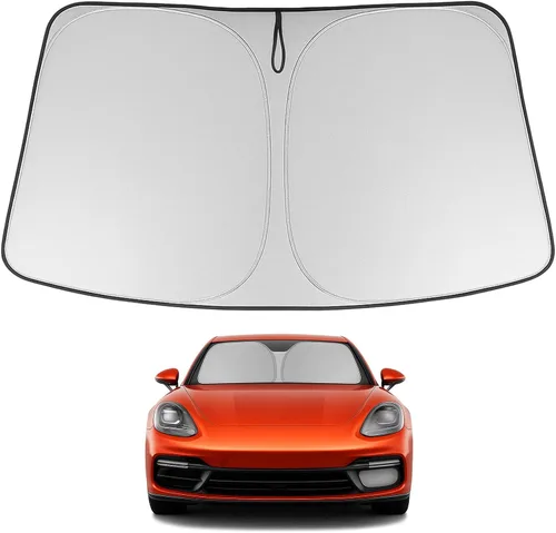 Vista 230 de Proadsy Parasol para parabrisas Rivian R1S 2022-2025 2026 de 4 capas plegable, protector de parasol frontal que bloquea los rayos UV, mantiene