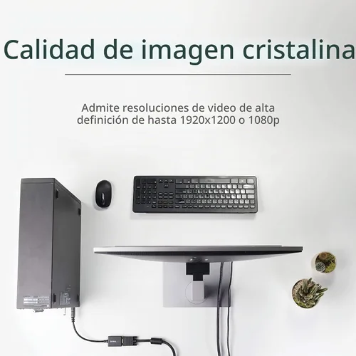 Vista 5 de StarTech Adaptador activo DisplayPort a VGA, 1080p 60Hz, certificado (DP2VGA2)