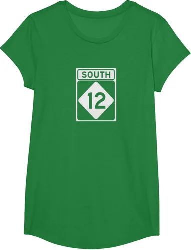 Vista 77 de Highway 12 South NC Outer Banks North Carolina Hwy - Camiseta, Negro, S
