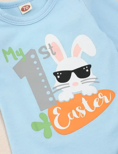 Vista 3 de Gavol My First Easter - Conjunto de ropa de 3 piezas para bebé de 0 a 12 meses