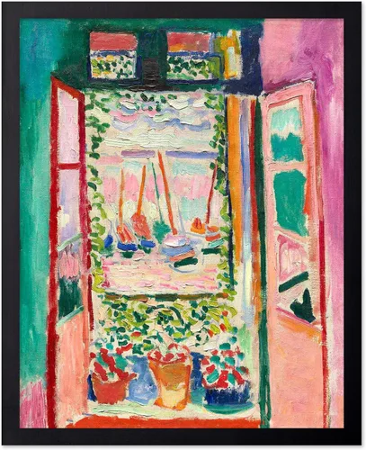 Vista 85 de Poster Master Póster Vintage de Henri Matisse – Impresión Retro de Fauvismo – Regalo para Artista, Inauguración de Casa – La Ventana, Maceta