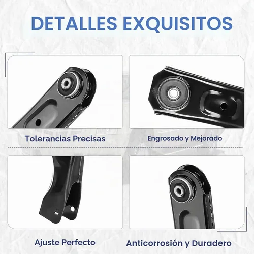 Vista 4 de Brazos de Control Superior e Inferior Delanteros con Rótulas, Enlaces de Barra Estabilizadora Delantera, Extremos de Barra de Dirección, Kit