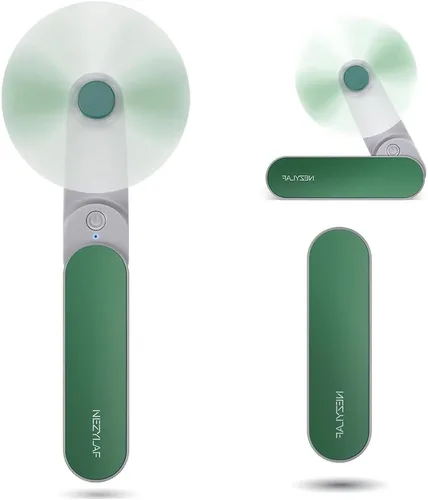 Vista 12 de Ventilador portátil mini de mano, ventilador personal pequeño recargable para 9-15 horas de duración, diseño de bolsillo para viajes/Esenciales