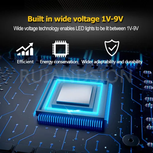 Vista 3 de Ruiandsion Bombillas LED E10 de 1 a 9 V con indicador de tornillo en miniatura para linternas, luces de trabajo de bicicleta, lámpara de microscopio