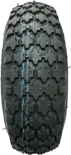 Vista 4 de 4.10x3.50-4 Conjunto de rueda de perno prisionero (compatible con la parte 72-728, ruedas Snapper y más)