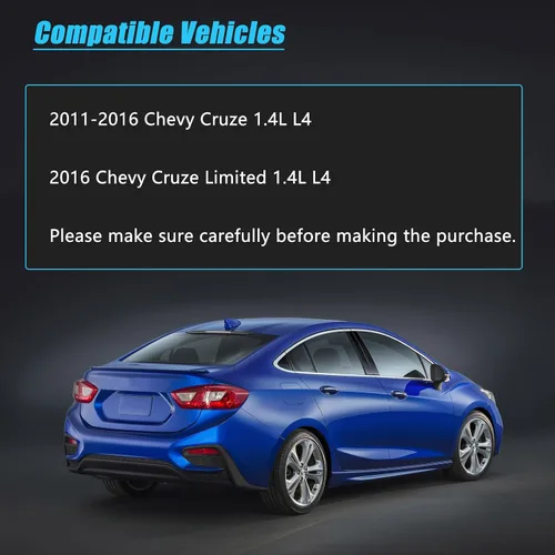 Vista 2 de AUCERAMIC Juego de refrigerante para radiador de motor 2011-2016 para Chevy