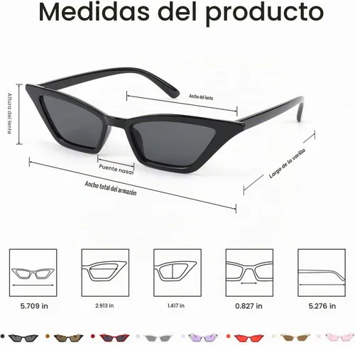 Vista 4 de FEISEDY Gafas de sol polarizadas de gran tamaño, ajuste sobre lentes de sol de moda, protección UV400, B2922, 65mm Lente negra/gris