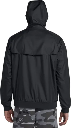 Vista 2 de Nike Sportswear Windrunner - Cortavientos con capucha (S, negroblanco), Negro