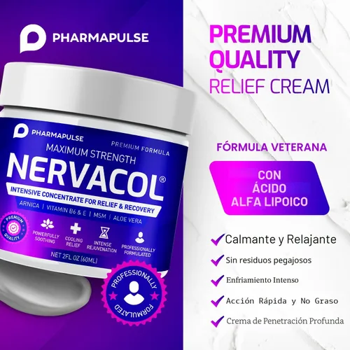 Vista 3 de Pure Sciences Neuropathy - Crema para alivio del dolor por neuropatía de fuerza máxima para pies, manos, piernas, con Árnica, Vitamina B6, Aloe
