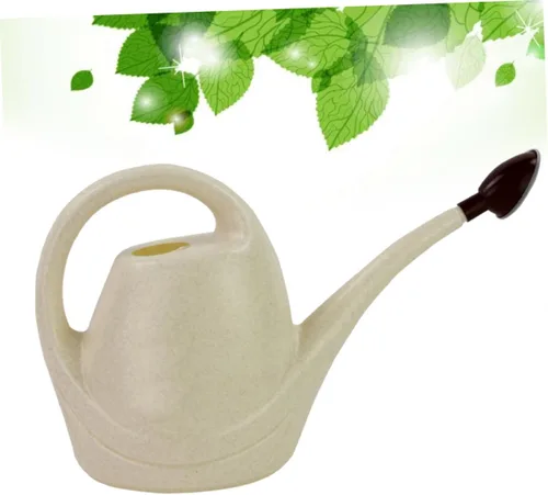 Vista 3 de GANAZONO Dispositivo de riego largo para plantas de caño largo, maceta de plástico beige de 3,5 l para plantas de interior/exterior