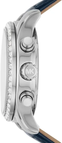 Vista 2 de Michael Kors Reloj de cuarzo Lexington Lux para mujer, Azul Marino