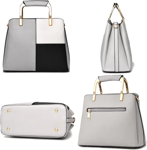 Vista 5 de JHVYF Bolso cruzado con asa superior para mujer, estilo clásico, estilo casual