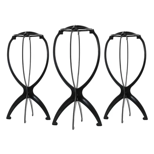 Vista 7 de DANSEE Paquete de 2 soportes cortos para pelucas, soporte de peluca para múltiples pelucas