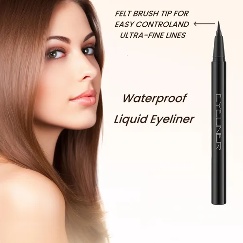 Vista 9 de LAVONE Delineador de ojos líquido impermeable Secado rápido Punta ultrafina Fórmula a prueba de manchas para maquillaje de ojos duradero