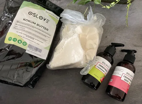 Vista 8 de Kokum Butter-Pura, Natural, Fresco, Espesante para Mantequillas Corporales Batidas, Protectores Solares, Jabones, Desodorantes y Lociones 1 libra.