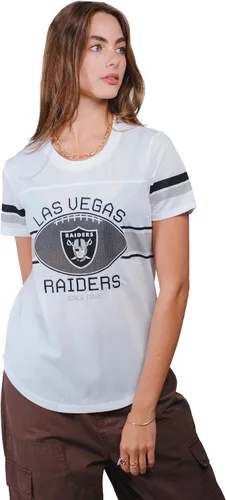 Vista 33 de Ultra Game Women's NFL Official Soft Mesh Varsity Stripe T-Shirt